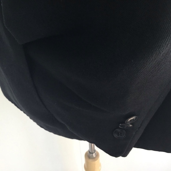 Jones New York Linen blend black fully lined 3 button blazer size 24W - Picture 11 of 14
